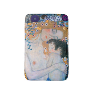 Tapete De Banheiro Gustav Klimt - Mãe e Filho