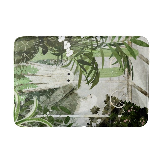 Tapete De Banheiro Há Um Fantasma Na Estufa Novamente... (Frente)