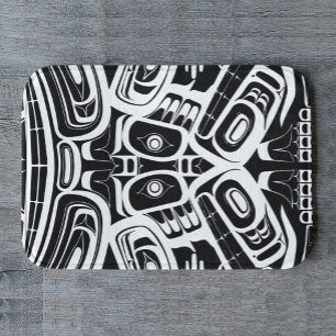 Tapete De Banheiro Haida Eagle Thunderbird Noroeste da Colômbia