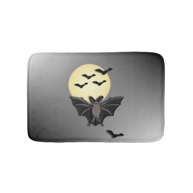 Tapete De Banheiro Halloween Bats (frente)