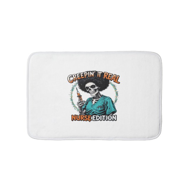 Tapete De Banheiro Halloween Creepin It Real! Nurse Edition Classic T (frente)