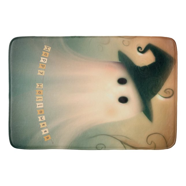 Tapete De Banheiro Halloween/Fantasma/Queda/Ornamento Whimsical (Frente)