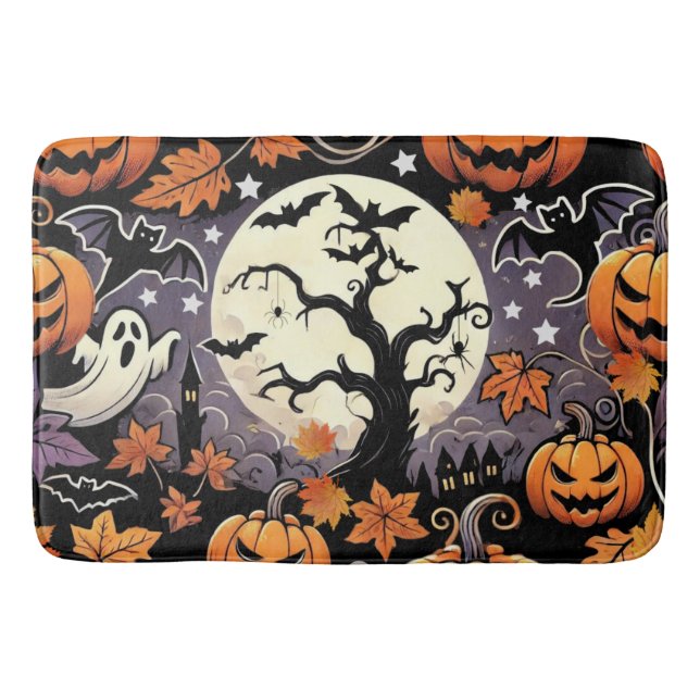 Tapete De Banheiro Halloween/outono/outono (Frente)