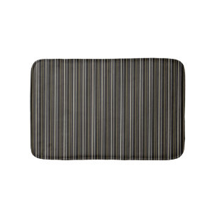 Tapete De Banheiro HAMbWG - Bath Matt - Blk Br Stripe 2b