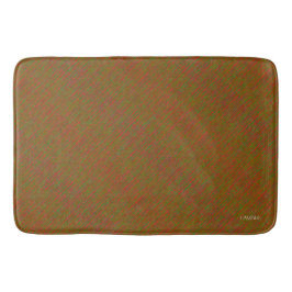 Tapete De Banheiro HAMbyWG - Bath Mat - Verde limão vermelho louco