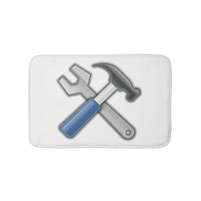 Tapete De Banheiro Hammer e Wrench (frente)