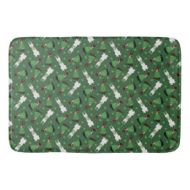 Tapete De Banheiro Happy Dia de São Patrício Dobermann Dogs