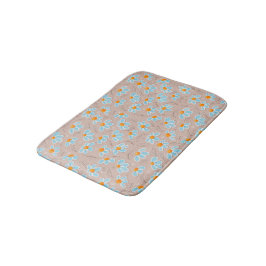 Tapete De Banheiro Happy Flowers Bath Mat