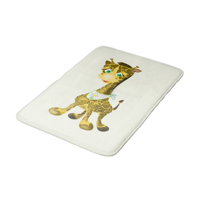 Tapete De Banheiro Happy Giraffe Bath Mat (Angulado)