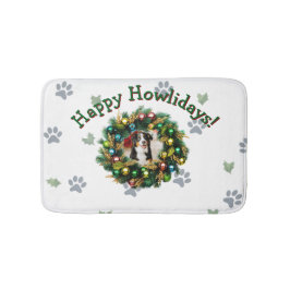 Tapete De Banheiro Happy Howlidays Photo Image