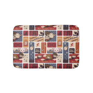Tapete De Banheiro Harry Potter Cartoon Scenes Pattern