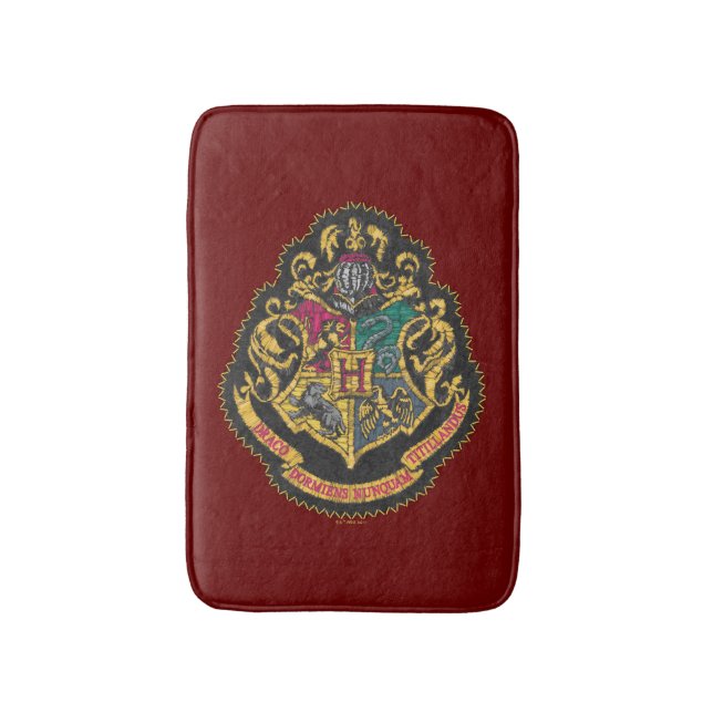Tapete De Banheiro Harry Potter | Hogwarts Crest (Frente Vertical)