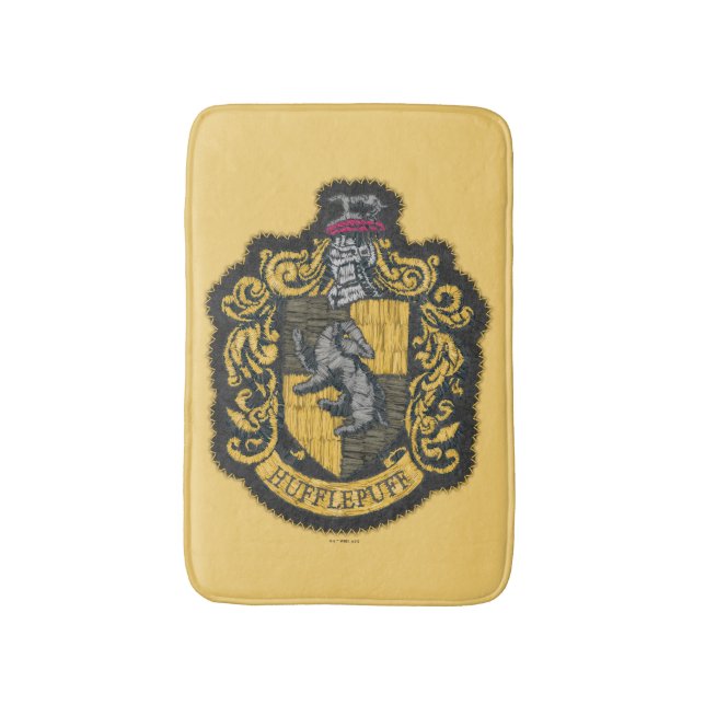 Tapete De Banheiro Harry Potter | Hufflepuff Crest Patch (Frente Vertical)