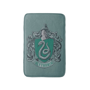 Tapete De Banheiro Harry Potter Slytherin Crest Green