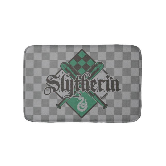 Tapete De Banheiro Harry Potter | Slytherin QUIDDITCH™ Crest (frente)
