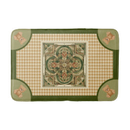 Tapete De Banheiro Haut Houndstooth,