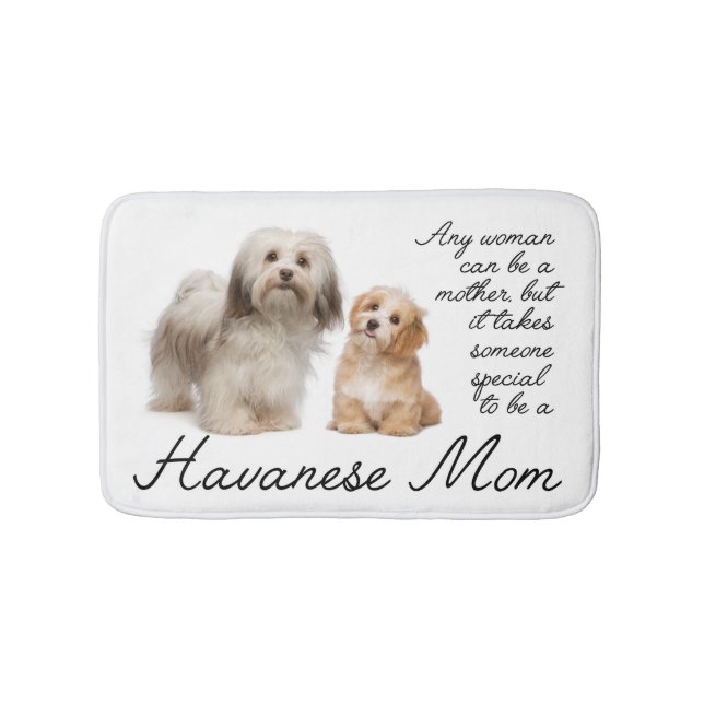 Tapete De Banheiro Havanese Mãe Bath Mat (frente)