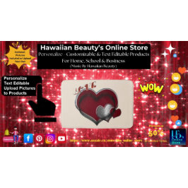 Tapete De Banheiro Heart Magic Love Bath Mat with a Beige Background