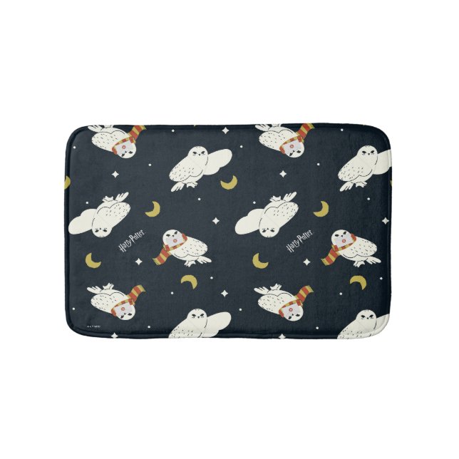 Tapete De Banheiro Hedwig Nighttime Moonlight Pattern (frente)
