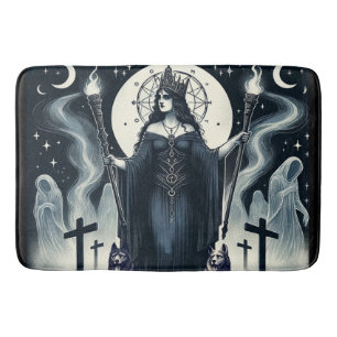 Tapete De Banheiro Hekate Deusa das Encruzilhadas Espíritos Fantasmas