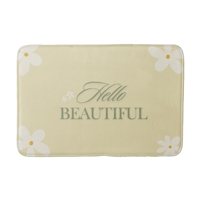 Tapete De Banheiro Hello Beautiful Bath Mat (Frente)