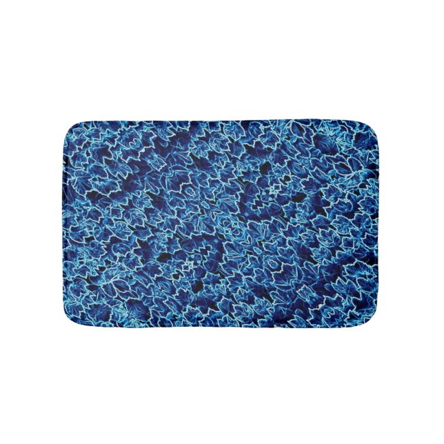 Tapete De Banheiro Hera Gélida Azul Fresca (frente)