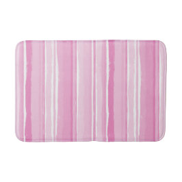 Tapete De Banheiro Hibisco em Aquarela Faixa Havaiana