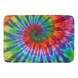Tapete De Banheiro Hippy Tie Dye 60s
