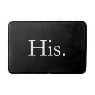 Tapete De Banheiro Homens seu Typogrpahy preto e branco