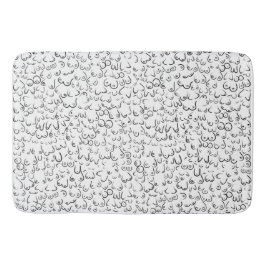 Tapete De Banheiro Humor engraçado padrão