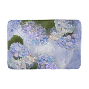 Tapete De Banheiro Hydrangeas