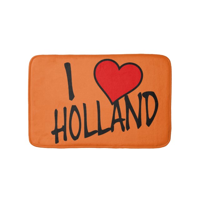 Tapete De Banheiro I Heart Holland bk em ou bmcnt (frente)