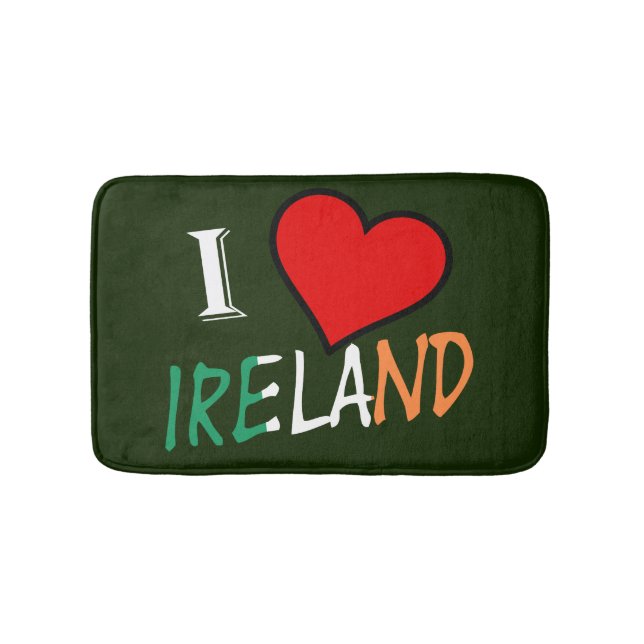 Tapete De Banheiro I Heart Ireland overlay bmcnt (frente)