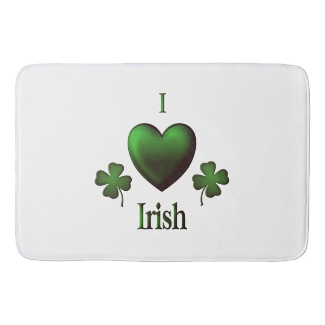 Tapete De Banheiro I Heart Irish (Frente)