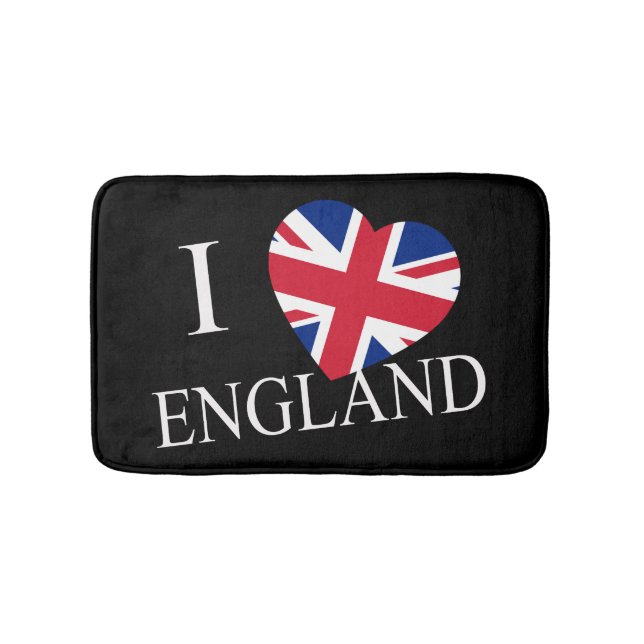 Tapete De Banheiro I Heartflag Inglaterra wbmt (frente)