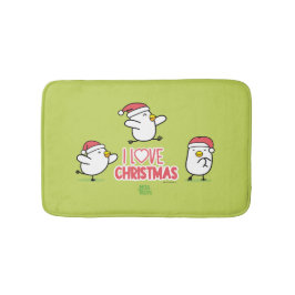 Tapete De Banheiro │I Love Christmas