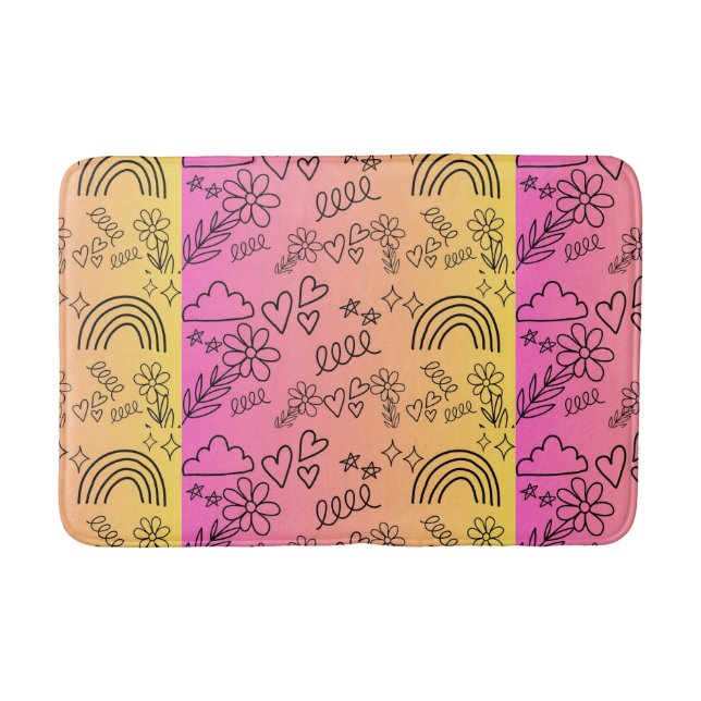 Tapete De Banheiro ícones (Frente)