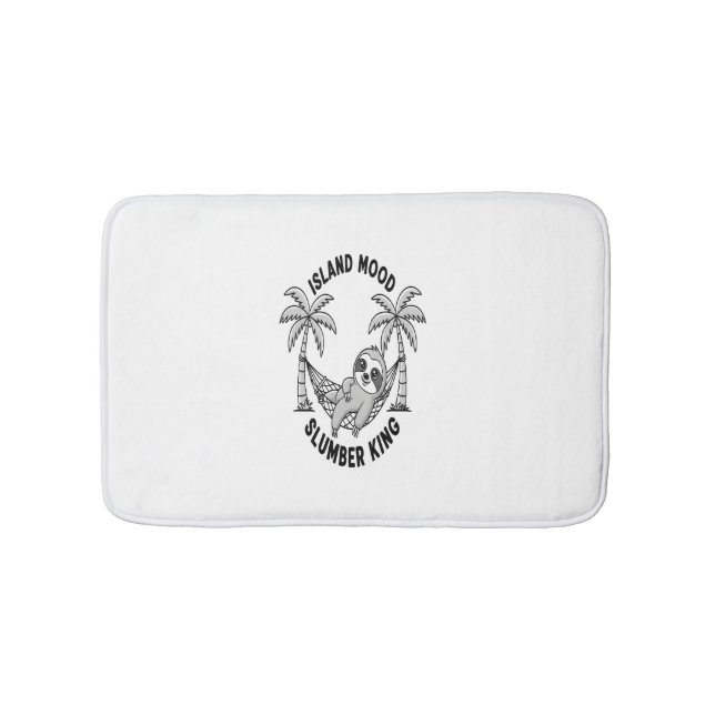 Tapete De Banheiro Ilha Sloth (frente)