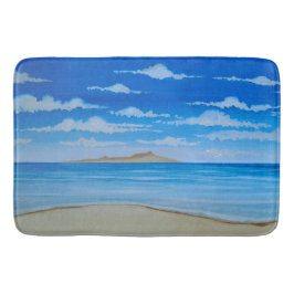 Tapete De Banheiro Ilha Tropical