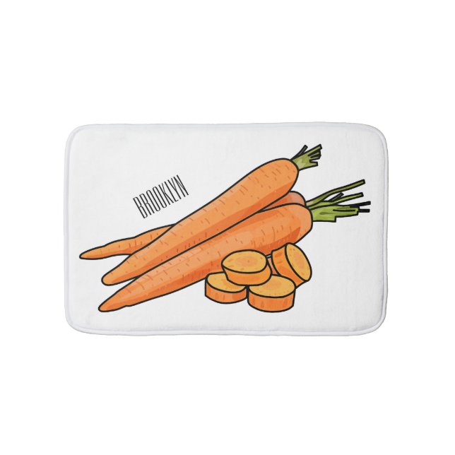 Tapete De Banheiro Ilustração de desenho animado (frente)