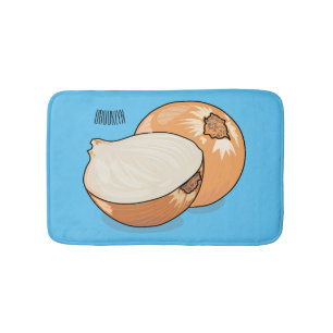 Tapete De Banheiro Ilustração de desenho animado de cebola