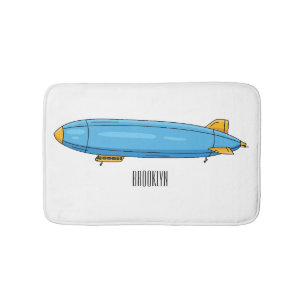 Tapete De Banheiro Ilustração de desenho animado de nave