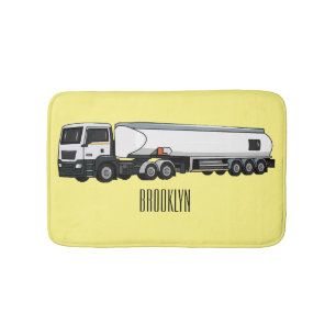 Tapete De Banheiro Ilustração do desenho animado do transporte de cam