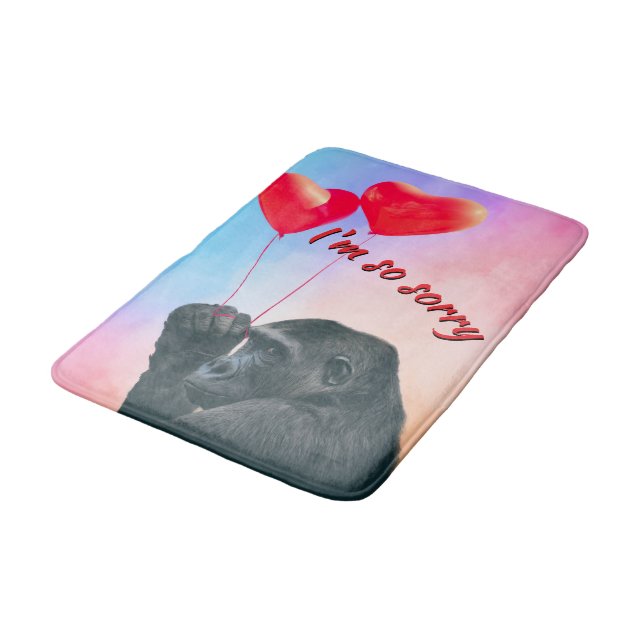 Tapete De Banheiro "I'm so sorry" (Angulado)