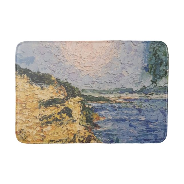 Tapete De Banheiro Imagen de mi obra arte Amanecer (Frente)