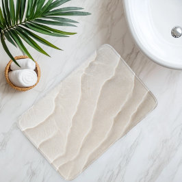 Tapete De Banheiro Imitação Da Areia Praia Sob Água Limpa