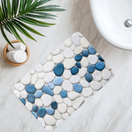 Tapete De Banheiro Imitação de Pebble Caminho Subaquático