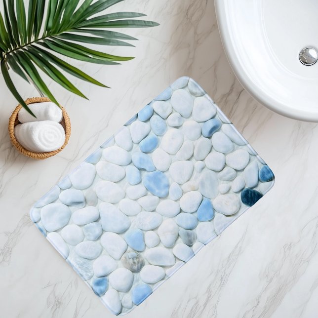 Tapete De Banheiro Imitação de Pebble Caminho Subaquático (Criador carregado)