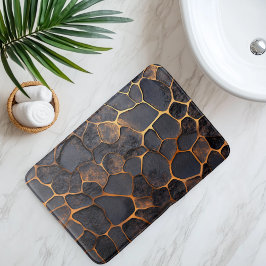 Tapete De Banheiro Imitação do Rock Lava