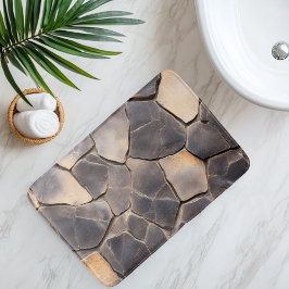 Tapete De Banheiro Imitação do Rock Lava